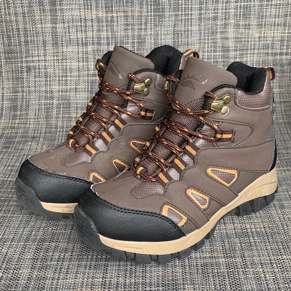 Deer Stags Drew Boot - Brown Hiking Outdoor Shoes Kids size 13.5 - Picture 5 of 12